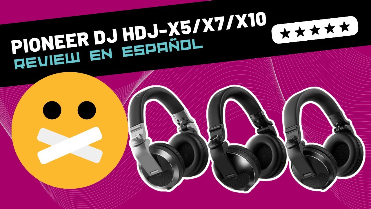 Pioneer DJ HDJ-X5, HDJ-X7 & HDJ-X10 🇪🇸 Unboxing & Review