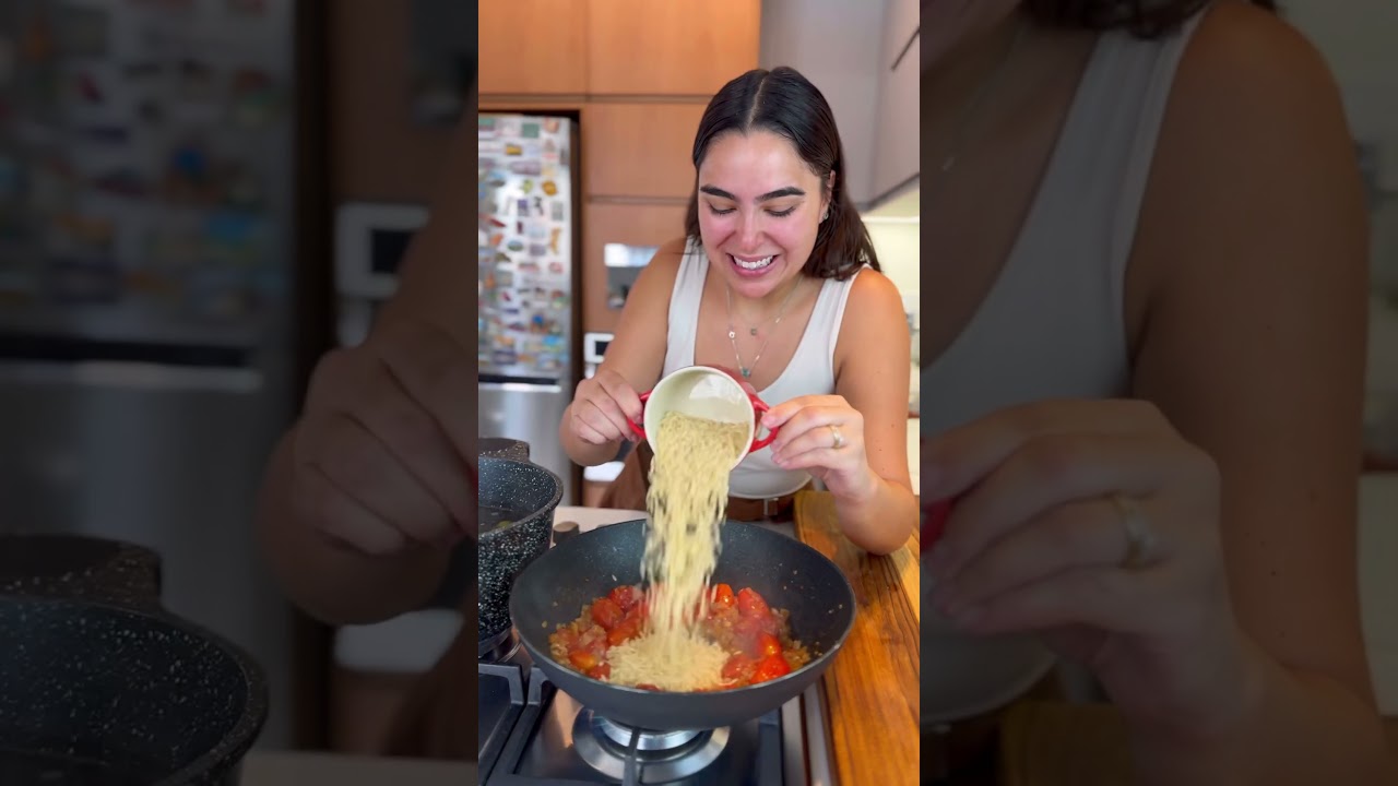 ISSO N&Atilde;O &Eacute; RISOTO! Voc&ecirc; j&aacute; experimentou risoni? #receita #receitas #risoni #comida