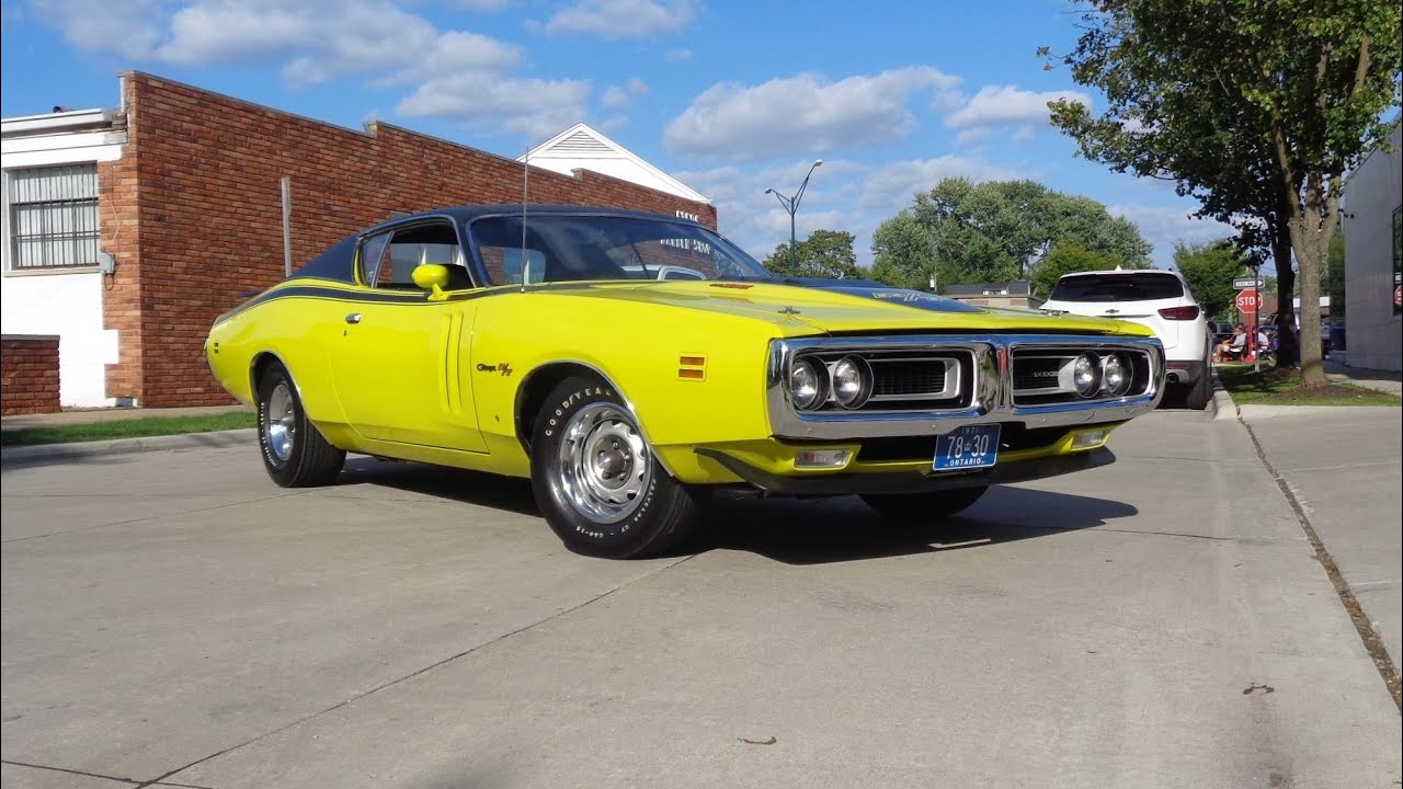 1971 Dodge Charger R/T RT 440 Six Pack 4 Speed in Citron Yella on My Car Story with Lou Costabile