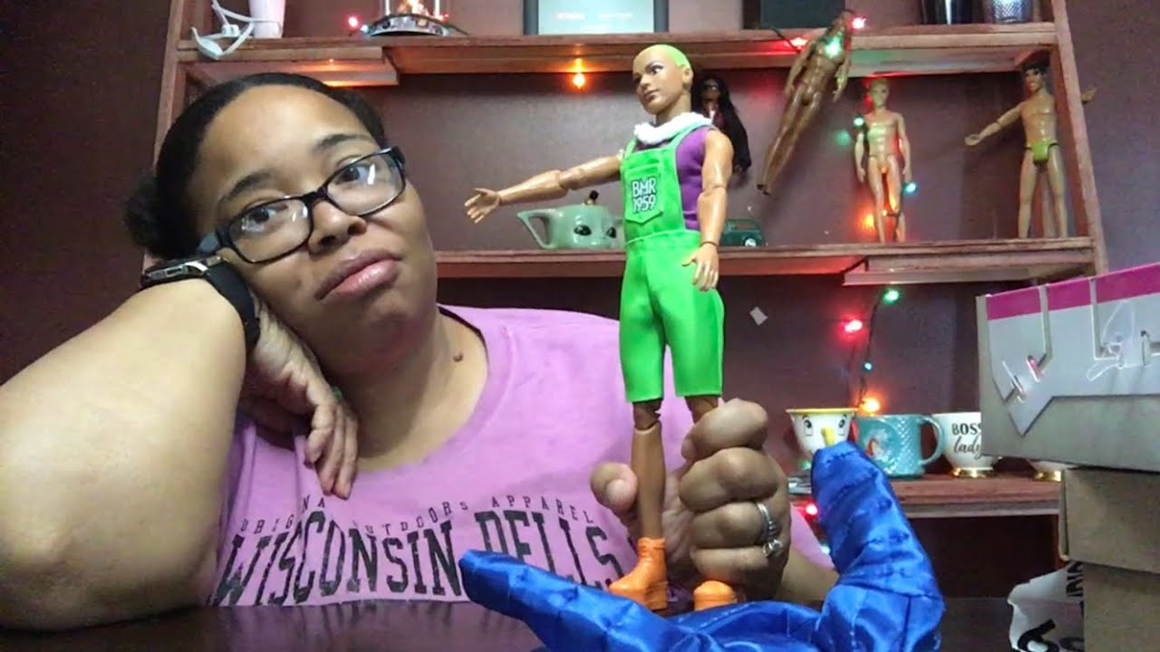 MY FIRST | BARBIE BMR 1959 | NEON OVERALLS & PUFFER JACKET MALE DOLL IS THIS KEN IM CONFUSED?????