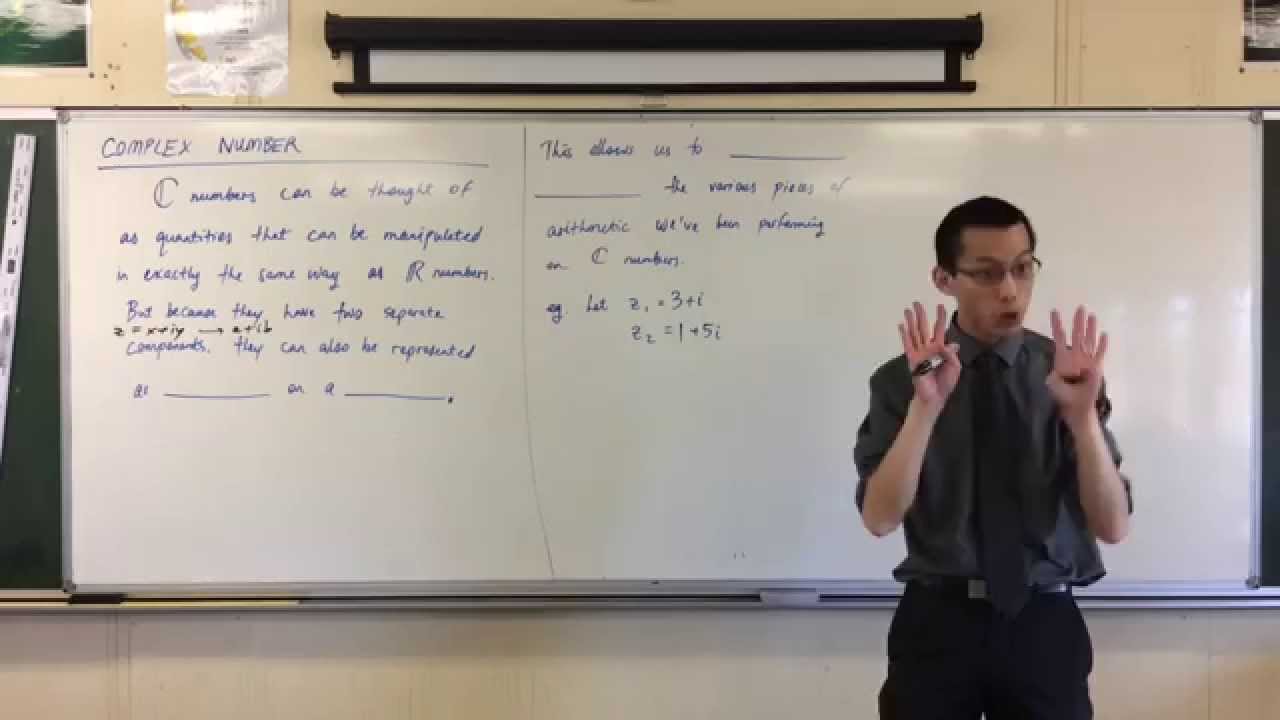 Complex Numbers as Points (1 of 4: Geometric Meaning of Addition)