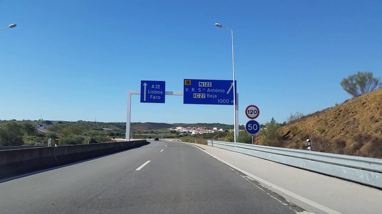 From Spain to Portugal.