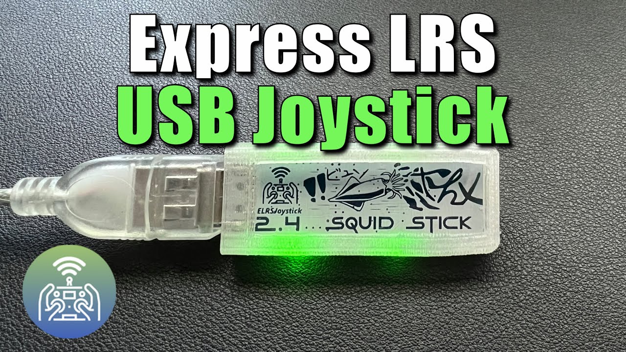 НОВЫЙ беспроводной USB-джойстик Express LRS • ELRS Squid Stick