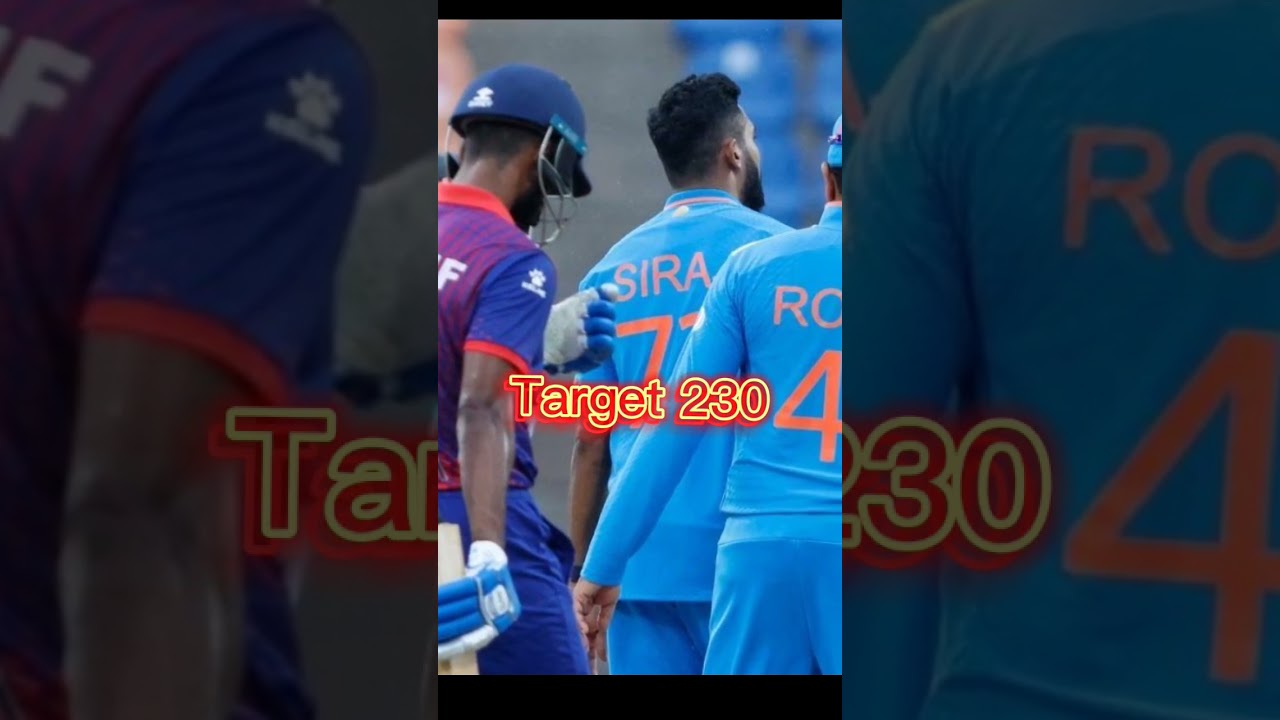 IND vs Nepal Status #indvsnepal #shorts