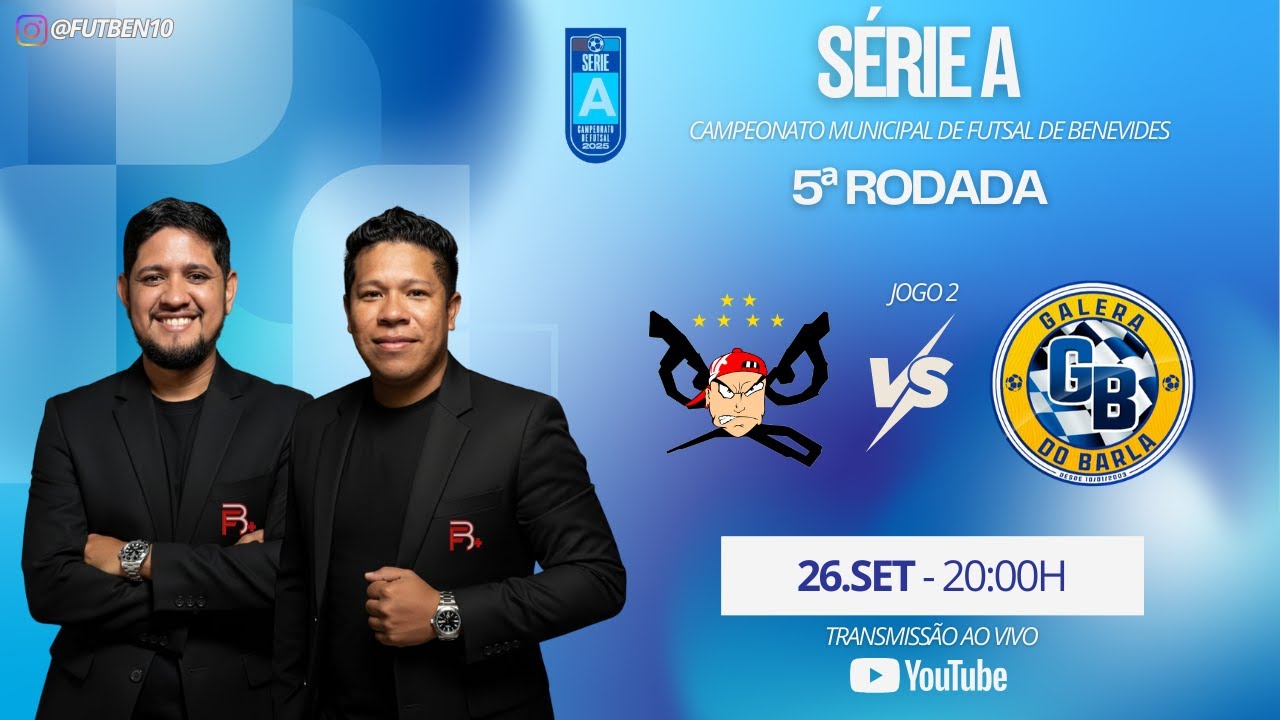 #S&Eacute;RIEA - BADBOYS 6x4 BARLA - 5&ordf; Rodada do Futsal de Benevides