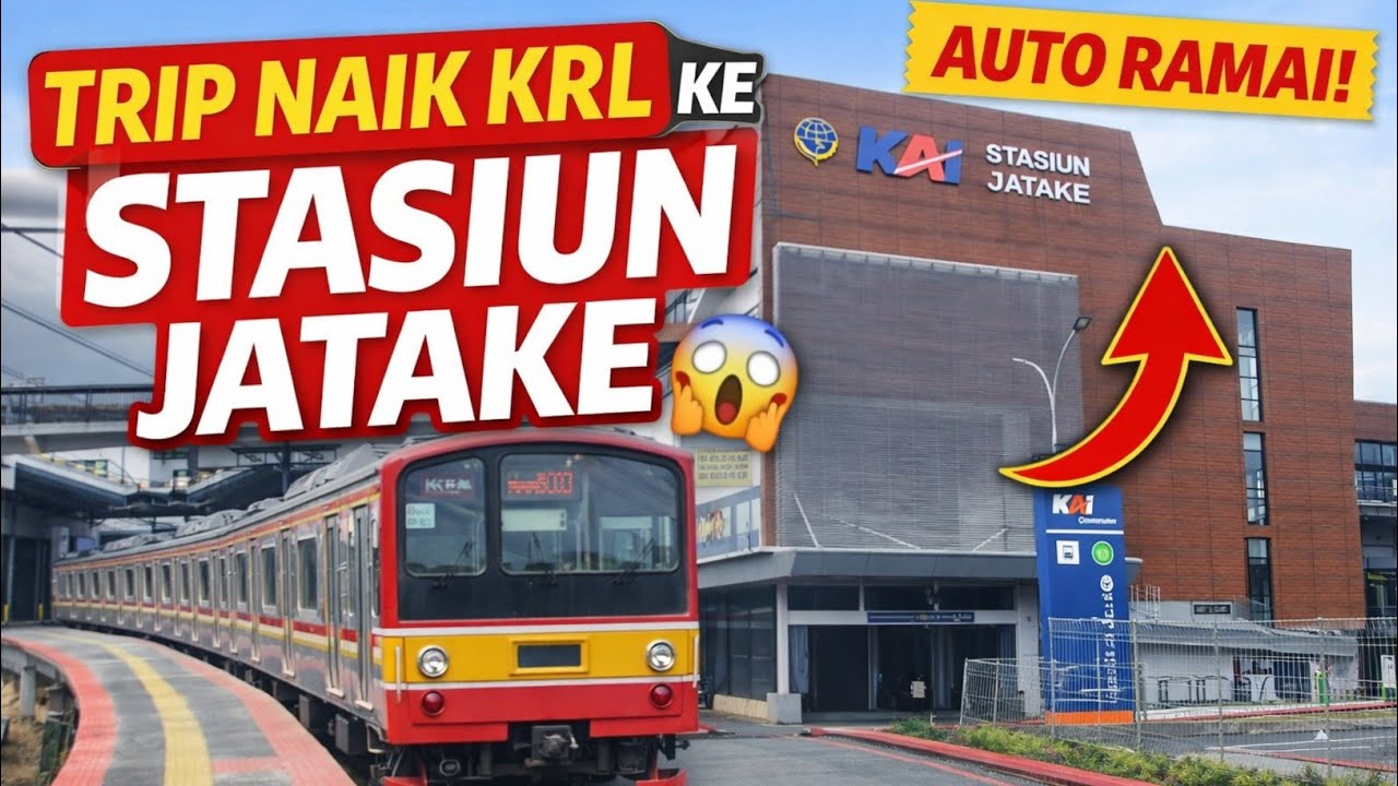 Trip Naik KRL ke Stasiun Jatake | Review Stasiun Baru & Akses Lengkap