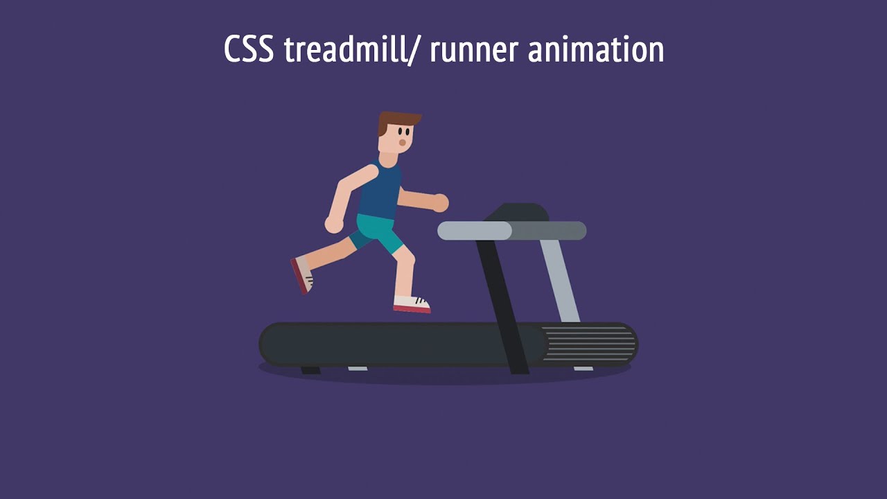 CSS treadmill/ runner animation
