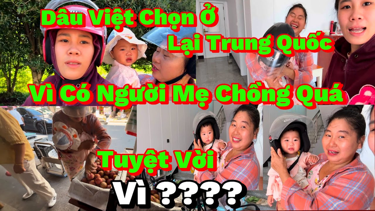 135🇨🇳🇻🇳Dâu Việt Đèo Mẹ Chồng Trung Quốc Đi Chợ Mua Đồ Về Làm Món Này ,Nhưng Mẹ Không Biết Ăn 