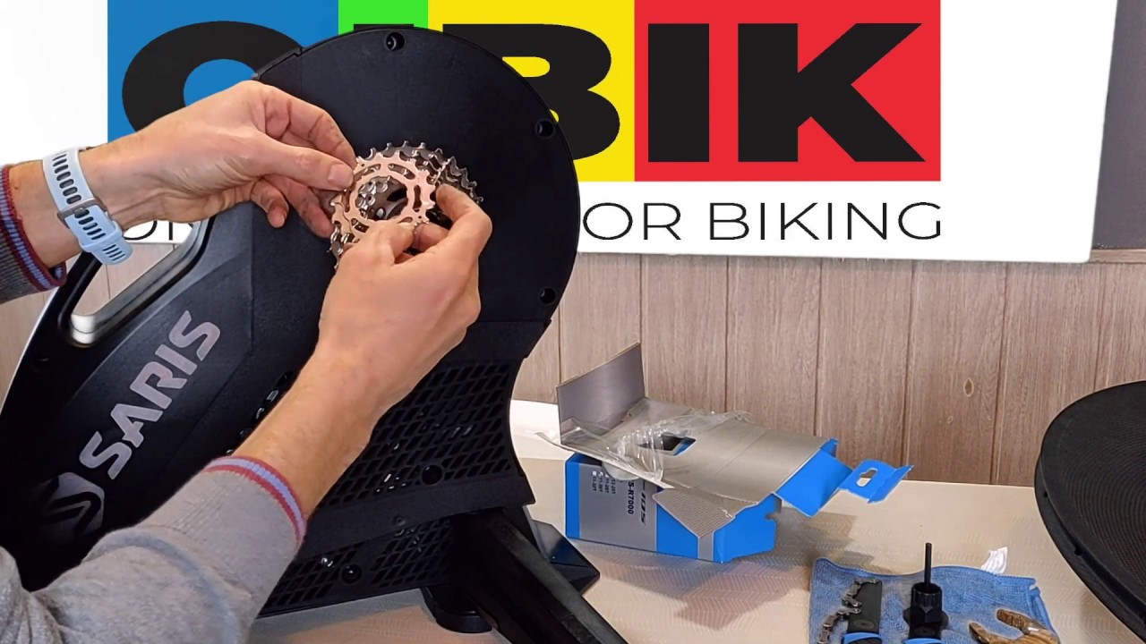 Cómo cambiar,  poner y quitar un cassette shimano piñonera en un rodillo Saris H3 y en una rueda.