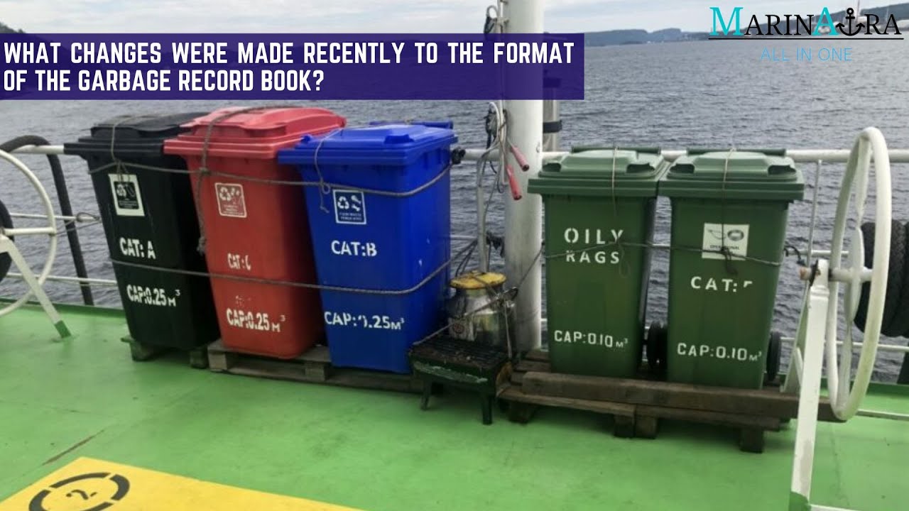 What changes were made recently to the format of the Garbage Record Book?