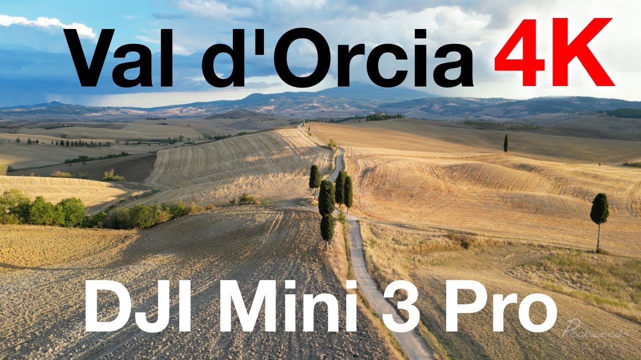 4K Val d'Orcia by air (DJI Mini 3 Pro)
