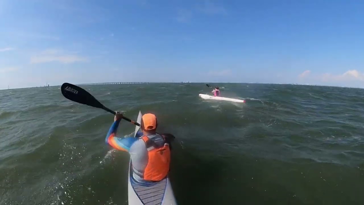 Alessia Faverio in Town Downwind Surfski Tampa Bay The Surfski Foundation   HD 1080p