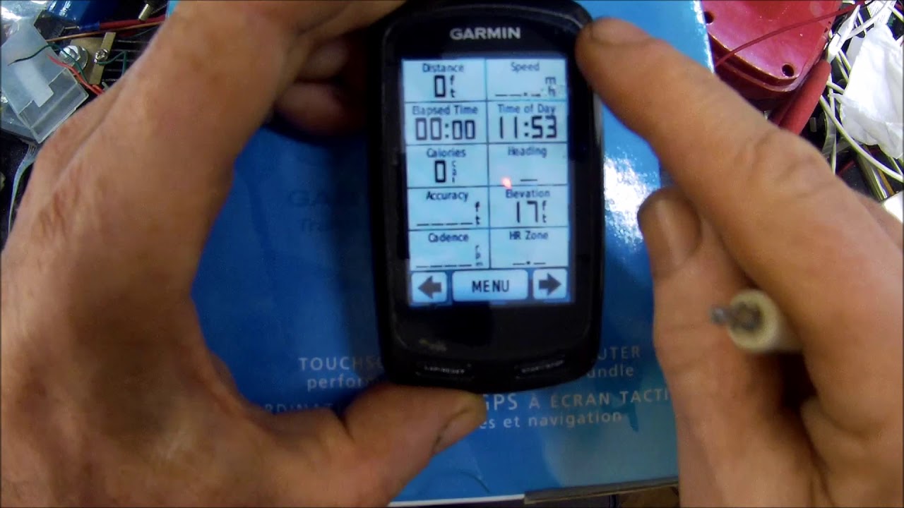 Garmin Edge 800 Training/Timer Page Setup