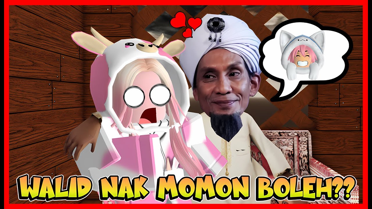 PRANK MOMON DENGAN MENJADI WALID !! MOMON PANIK !! Feat @sapipurba Roblox