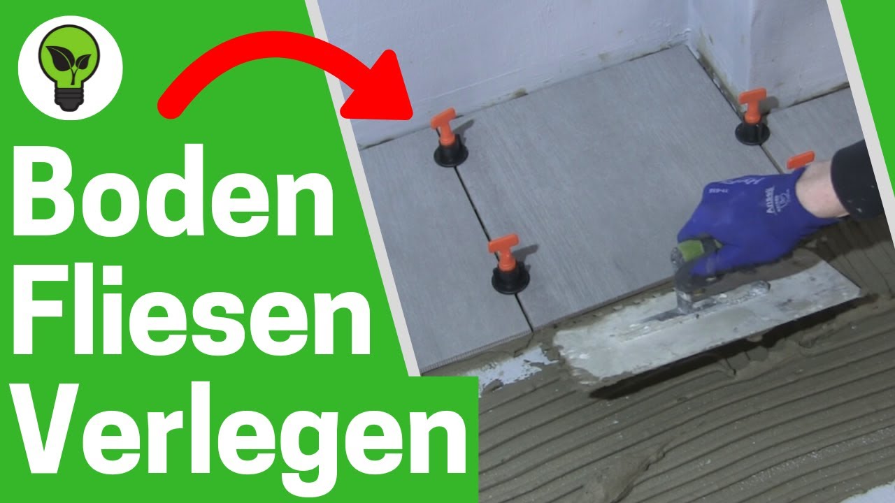 Bodenfliesen Verlegen ✅ ULTIMATIVE ANLEITUNG: Wie Fliesen mit Nivelliersystem am Fu&szlig;boden Legen???