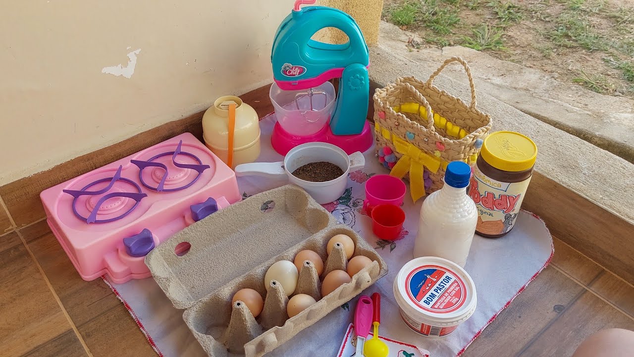 Bolo de chocolate na batedeira nova!!!