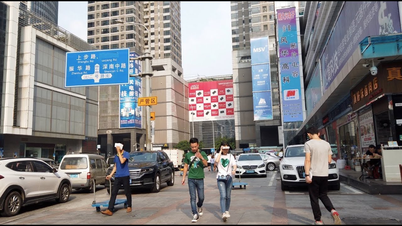 【4K】Walk at Huaqiangbei Shenzhen China | Silicon Valley of Hardware