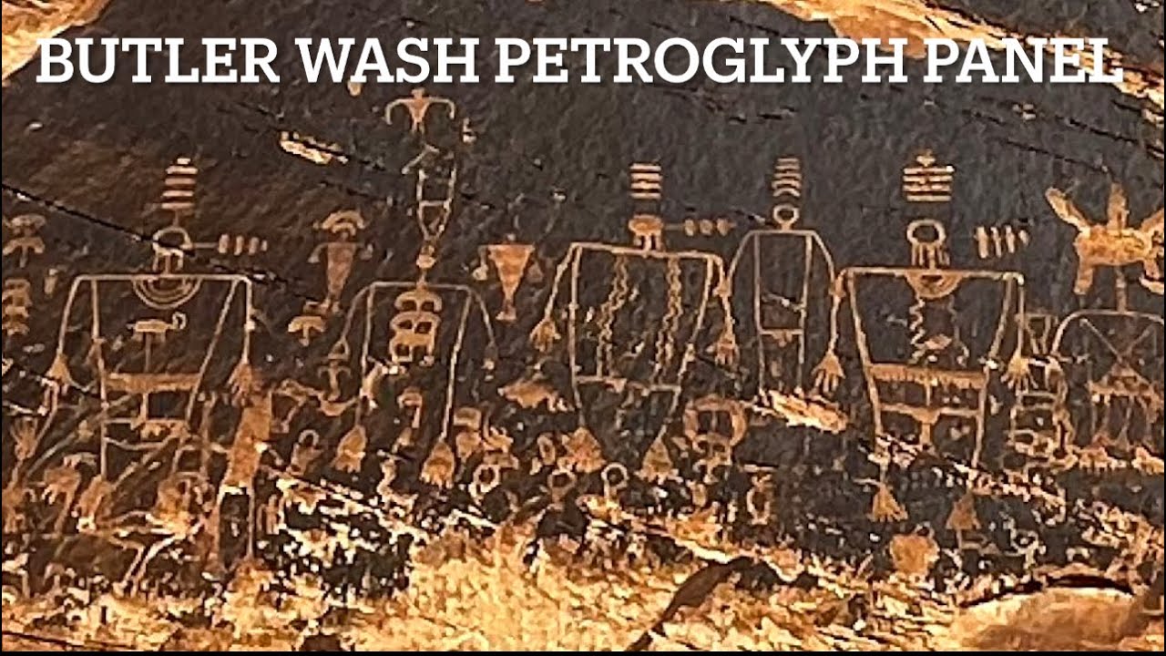 Nonstop petroglyphs, Butler wash petroglyph panel, 500+ feet in length.￼