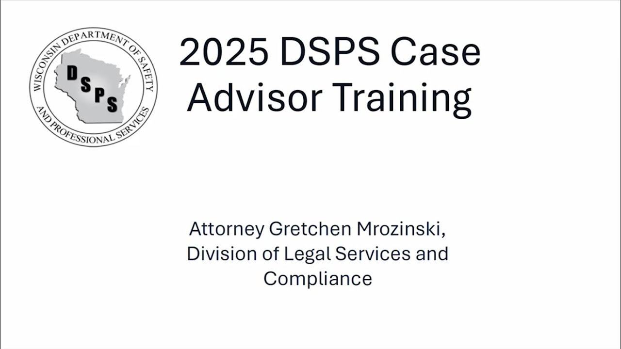 Обучение консультантов по делам DSPS 2025