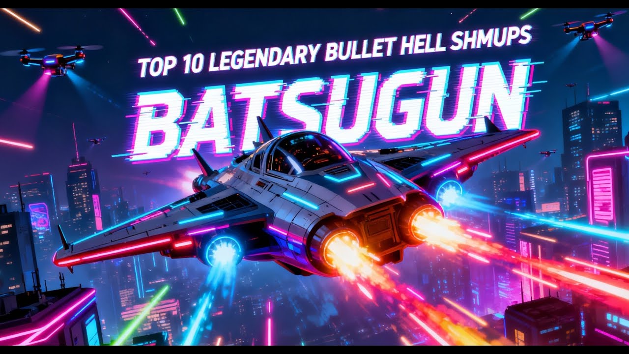 Top 10 Legendary Bullet Hell Shmups on MAME (2026)#bullethell #MAME #CaveShmup #Raizing