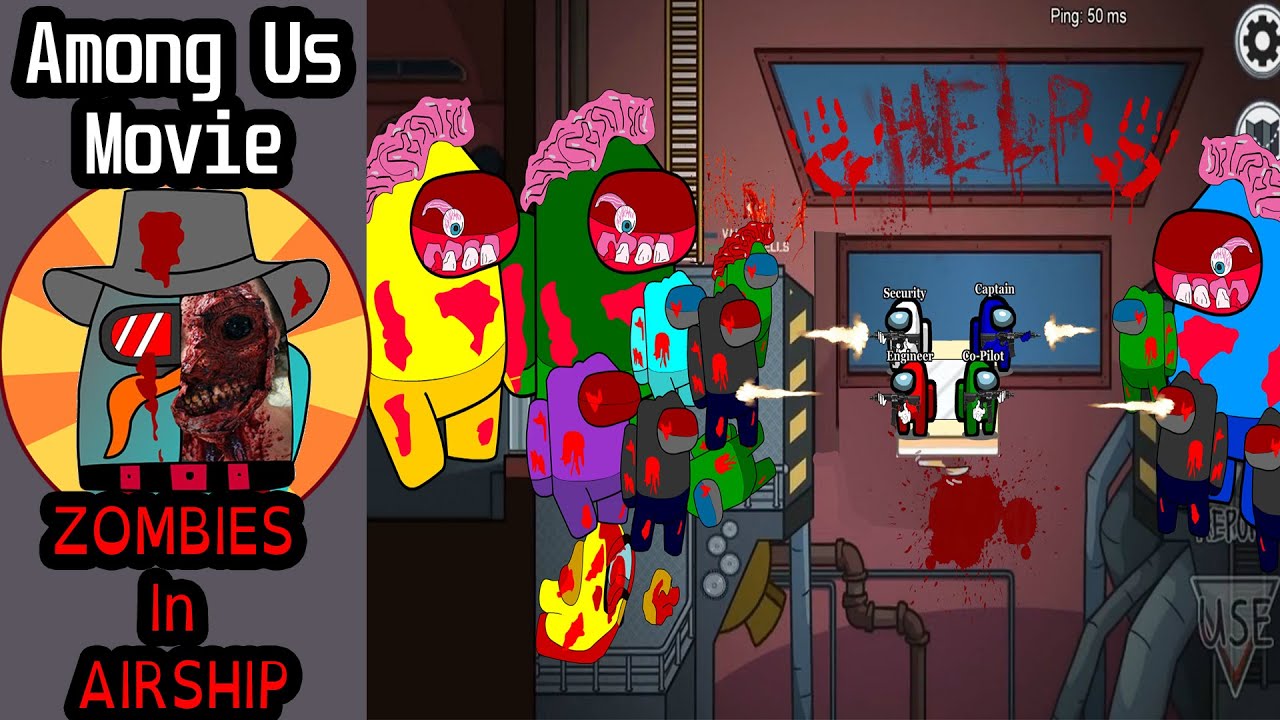 Among Us Zombie : FROM AIRSHIP TO SKELD (Full Animated Movie)