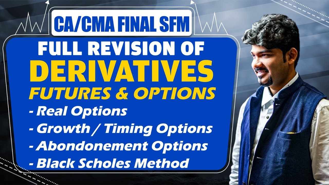 DERIVATIVES FUTURES AND OPTIONS CA FINAL AFM INCLUDING REAL GROWTH OPTIONS AND BLACK SCHOLES MODEL