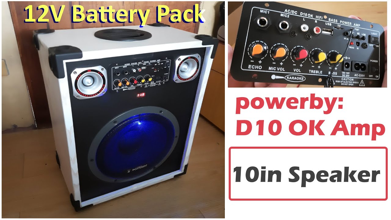 Portable Bluetooth Videoke Speaker Complete Build