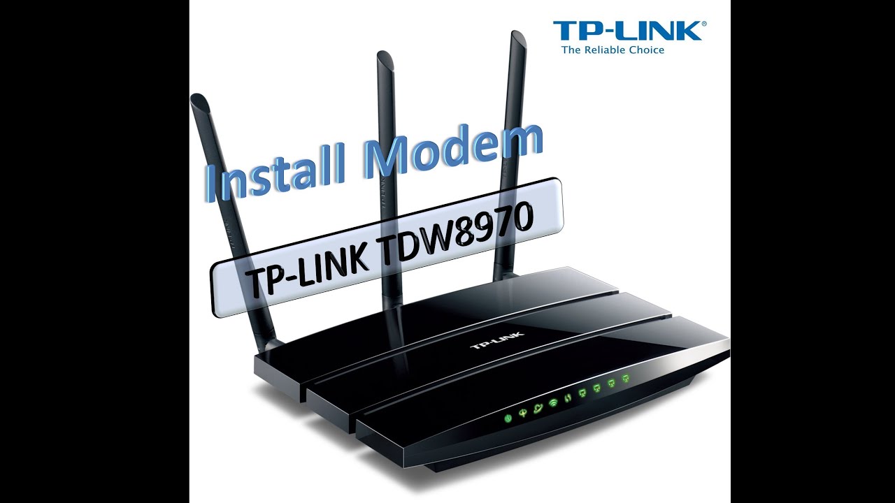 Configurar servicio Módem ADSL TP LINK TD W8970