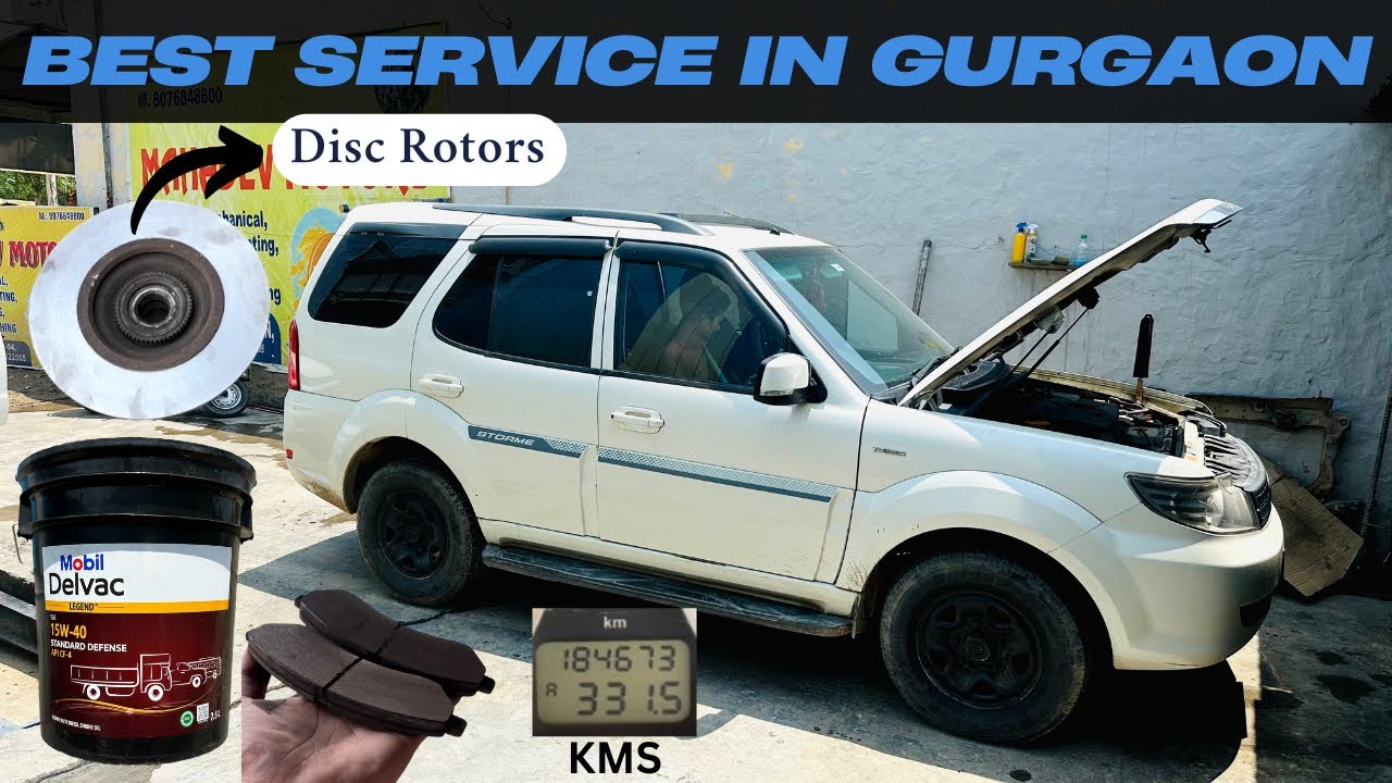 SAFARI SERIES 3 || Major Service at only ₹…!🤑||Tata Safari Detailed Service video at Mahadev Motors🔥