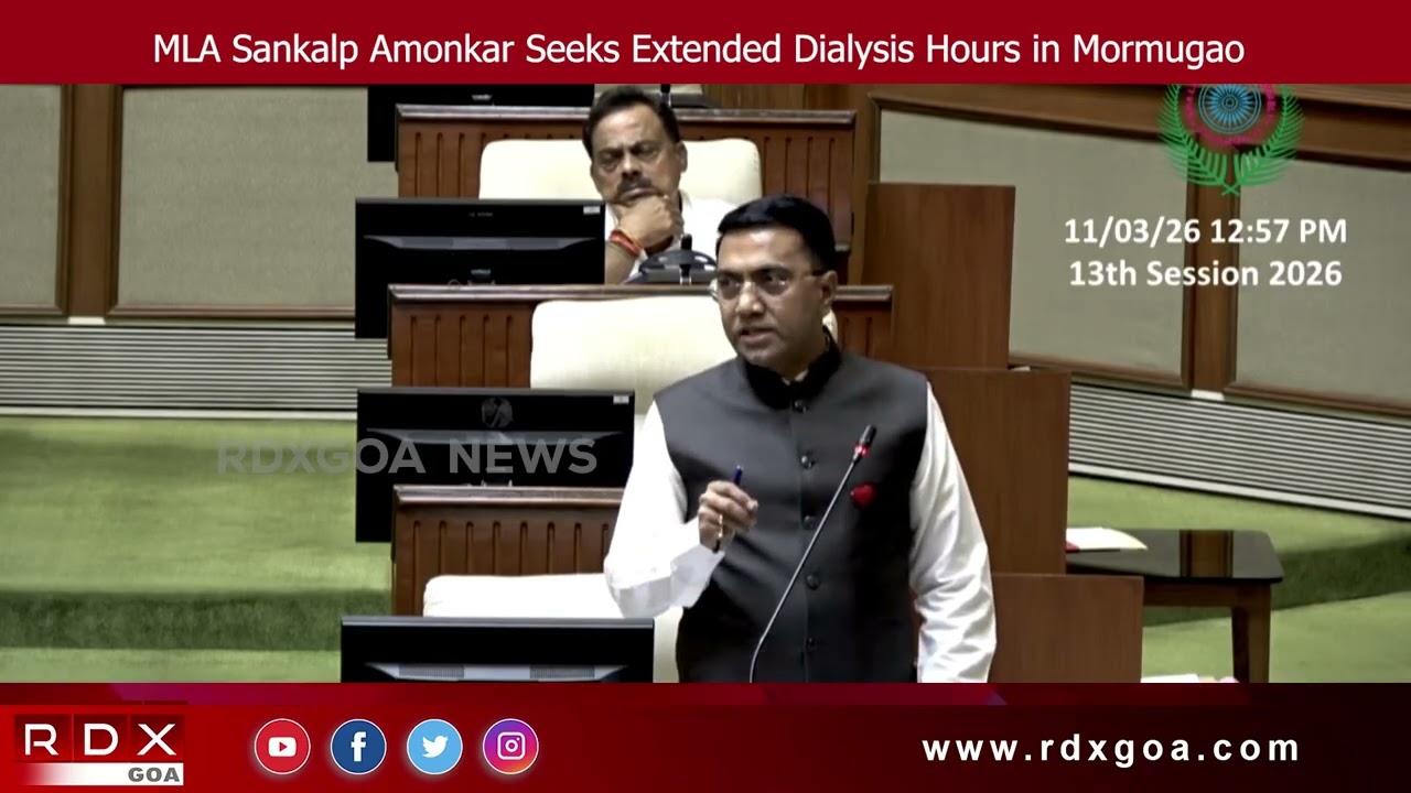 MLA Sankalp Amonkar Seeks Extended Dialysis Hours in Mormugao