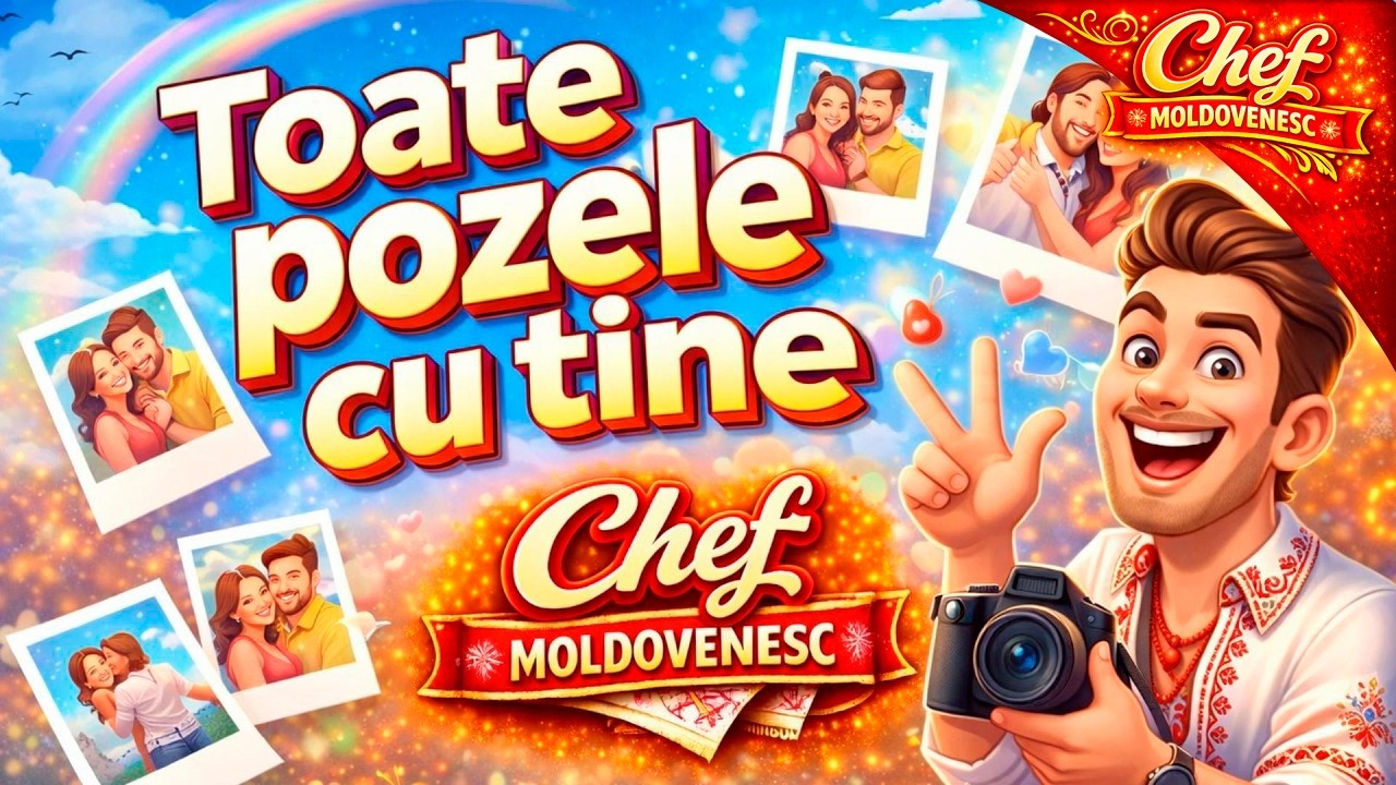 Chef Moldovenesc 🔥 Toate pozele cu tine (Official Audio)