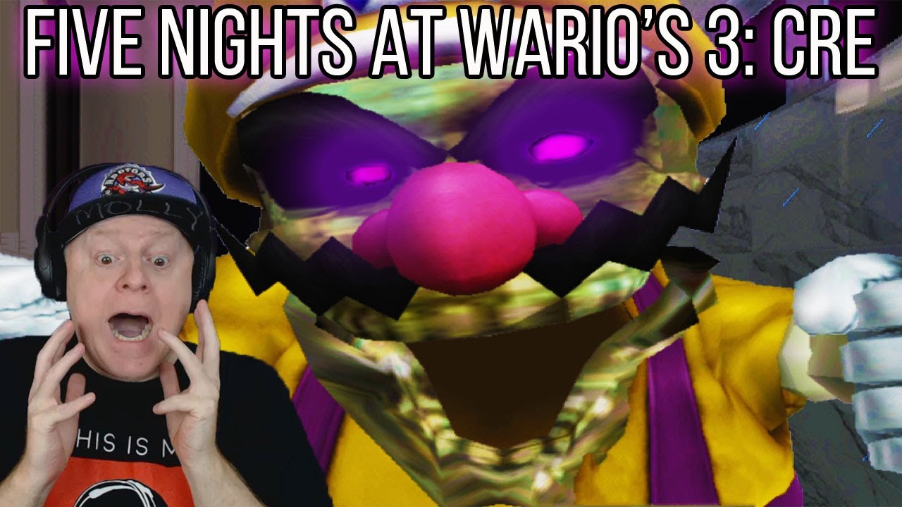WARIO WON'T LET ME SHOWER | WARIO'S 3 - CUSTOM ROOM EDITION - FULL RELEASE | FNAW CRE