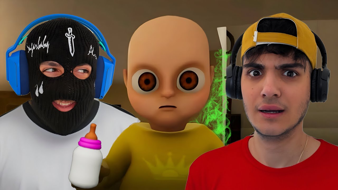 MELİHLE CİNLİ BEBEK BAKICILIĞI YAPTIK!!😰|​@Melih Yıldırım  @Serkan ağbi | Baby in yellow