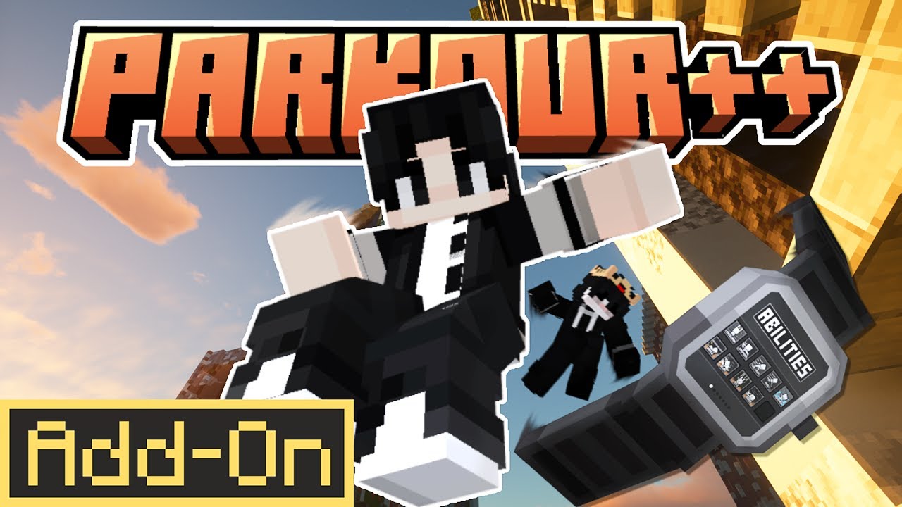 PARKOUR++ ADDON Adds The Most INSANE Movement to Minecraft Bedrock Edition