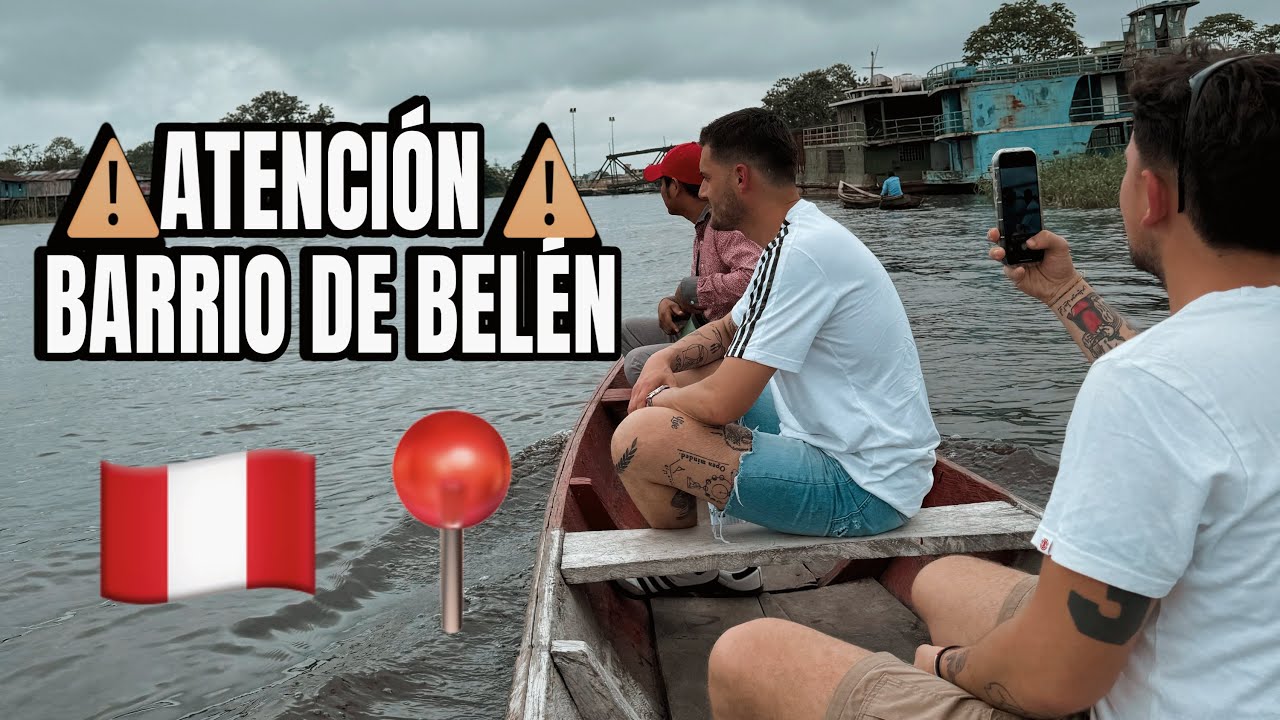 Nos avisan del peligro de este lugar⚠️ Entramos en el Barrio Flotante de Belen - Iquitos📍🇵🇪