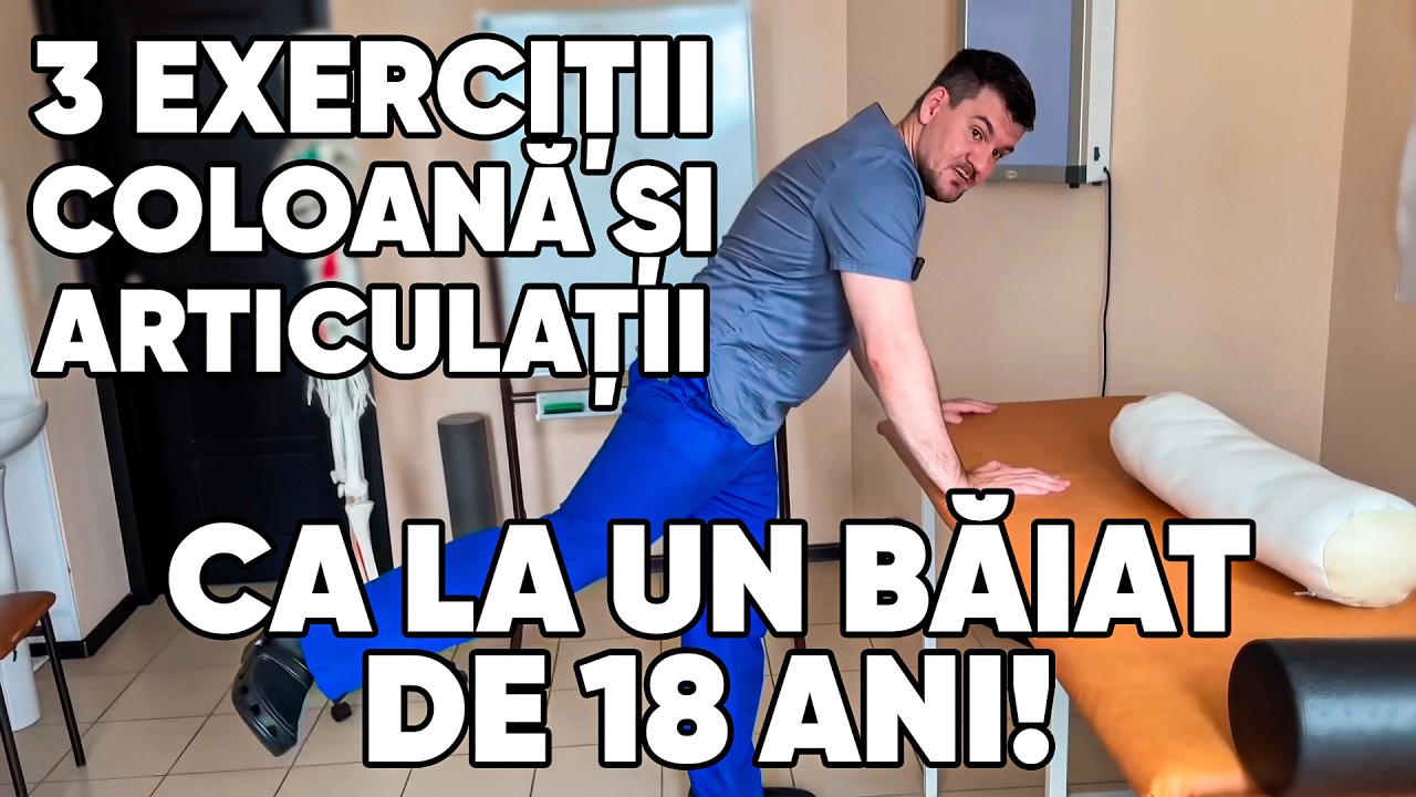 Bunicul meu făcea aceste 3 exerciții — și avea coloana ca un băiat tânăr!