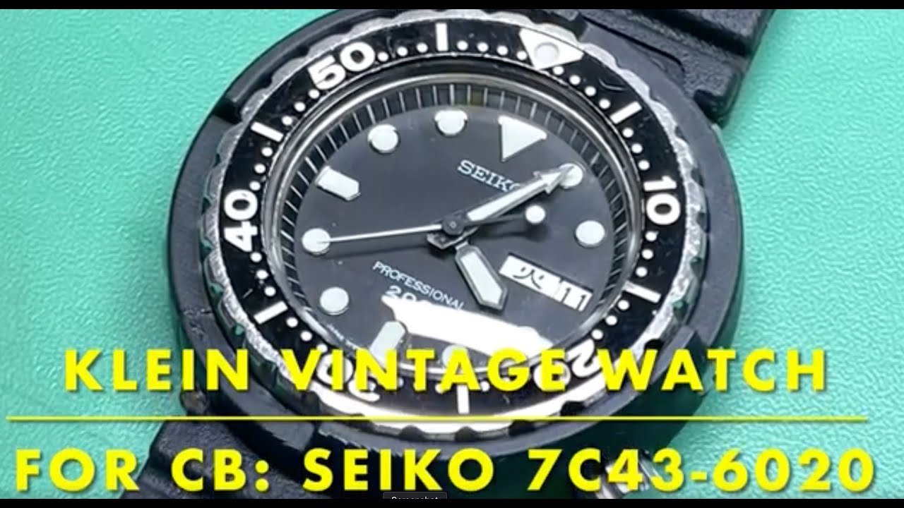 For CB: Seiko 7C43-6020 JDM baby tuna evaluation. June 24, 2024