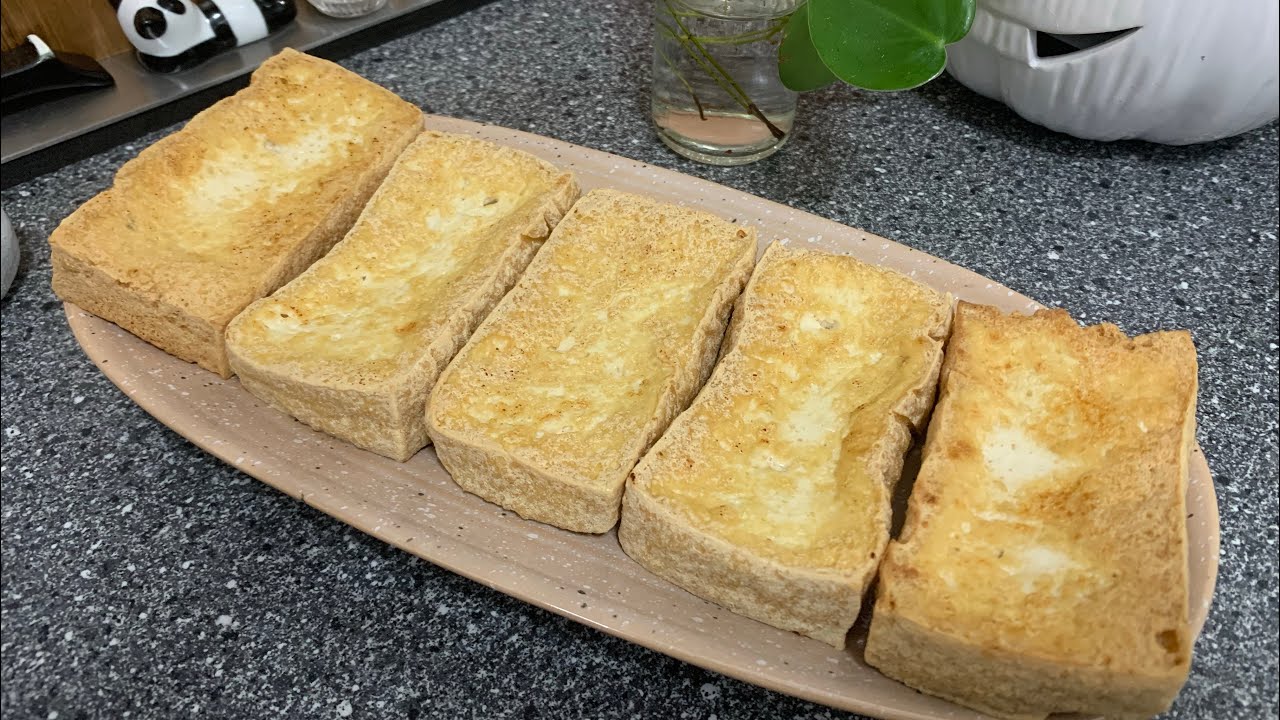 How to deep fry soft tofu | crispy no flour needed