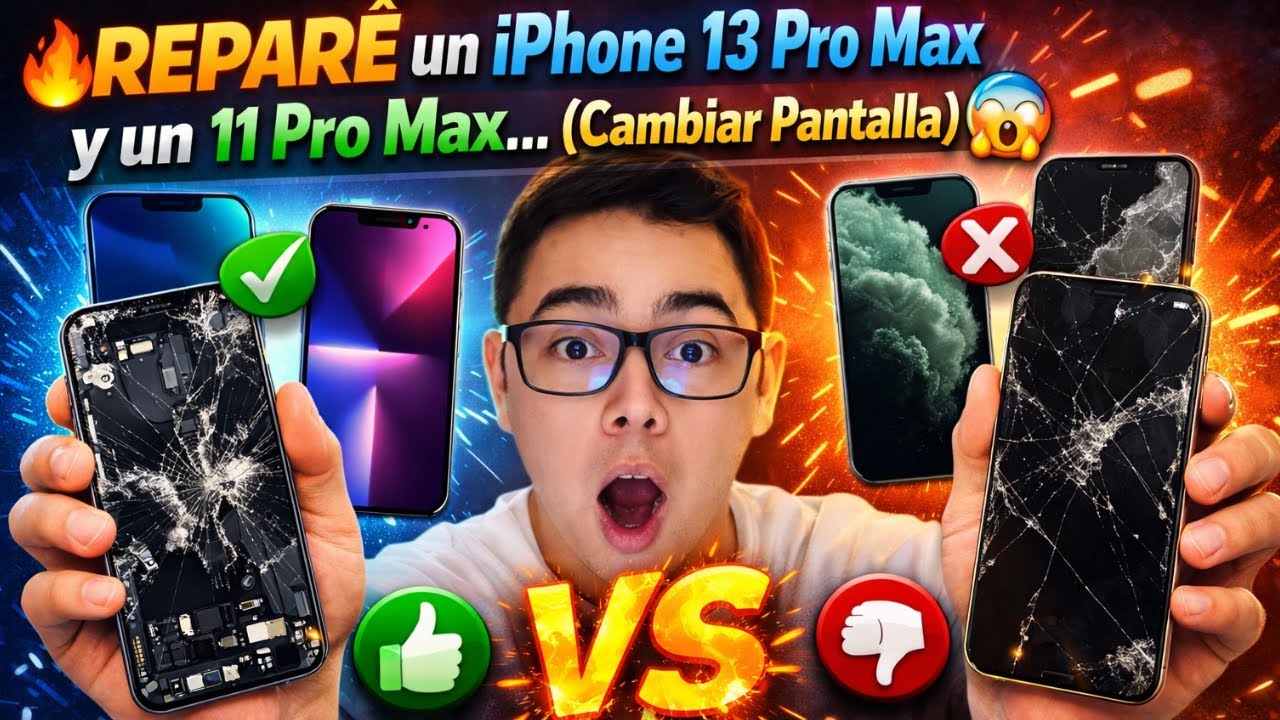 Reparando iPhone 13 Pro Max vs iPhone 11 Pro Max 📱 Cambio de Pantalla | ¿Cuál vale más la pena?