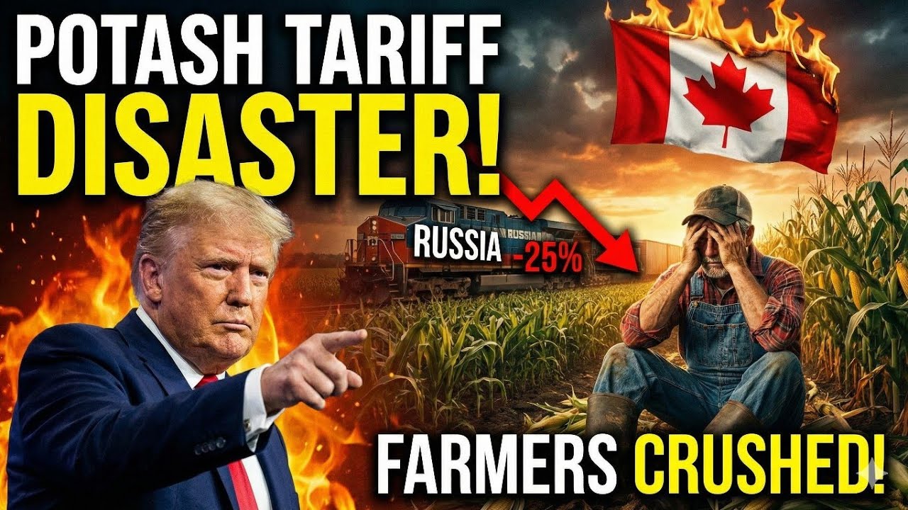 1 Min Ago: Trump&rsquo;s Potash Tariff BACKFIRES &ndash; US Farmers Pay 13% More, $40 Billion Bailout Required