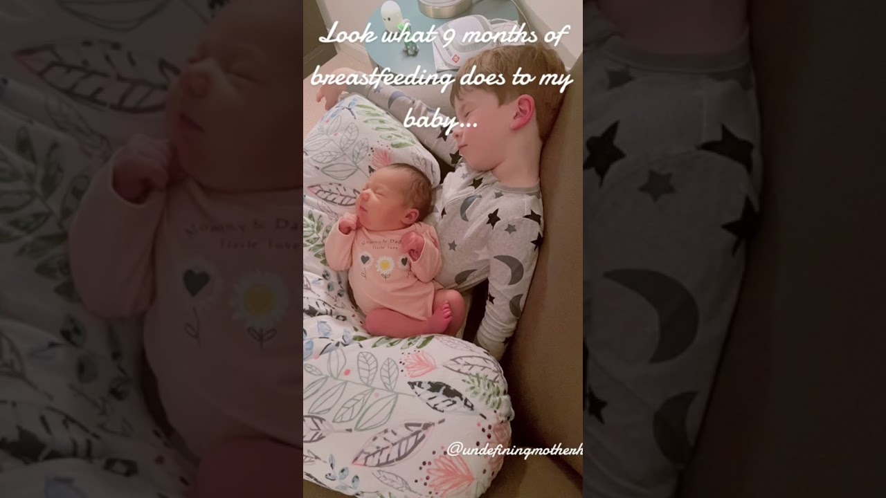 What 9 Months of Breastfeeding Did To My Baby #breastfedbaby #weaning #shorts