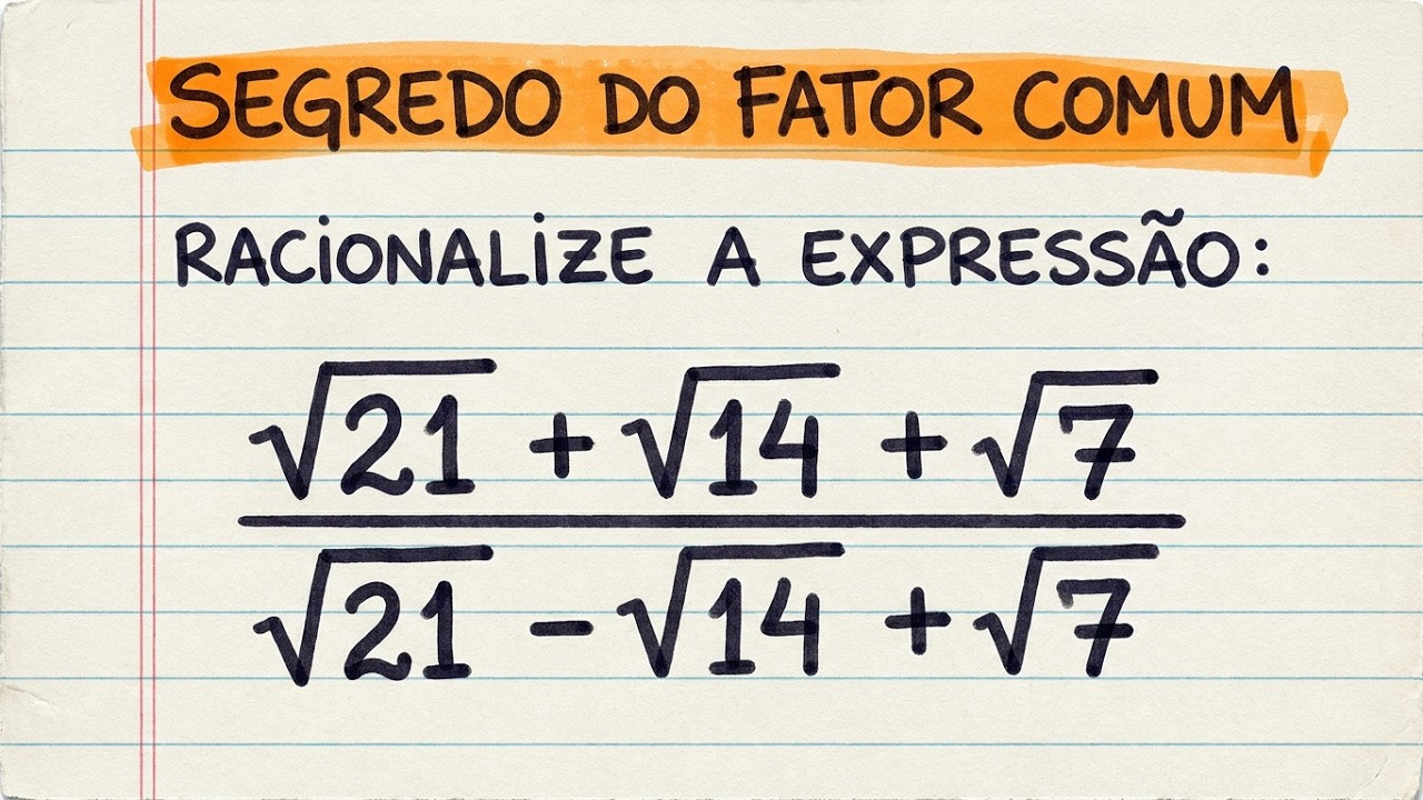 Racionalização com 3 Raízes no Denominador