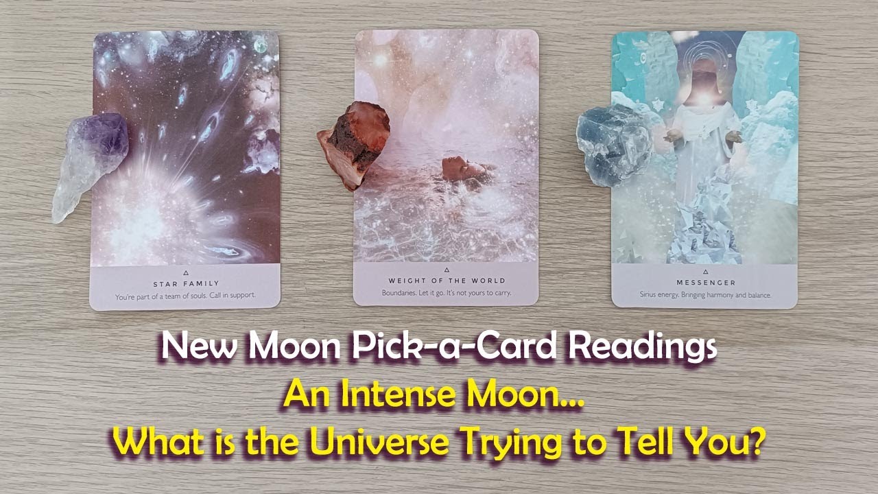 New Moon Readings🌒🌓🌑🌗🌔What is the Universe Trying to Tell You?✨