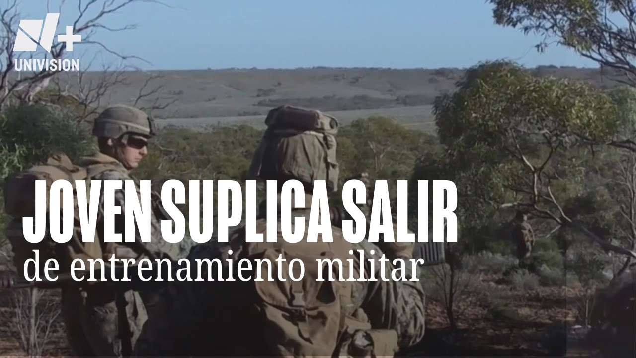 “Ya no quiere estar allá”: Madre latina comparte preocupación por su hijo en entrenamiento militar