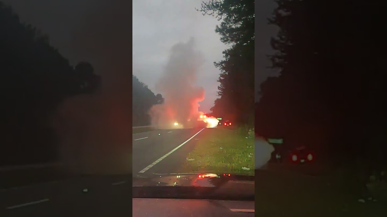 Vehicle Fire with Lesslie Fire Department  #rmvnews #stringer