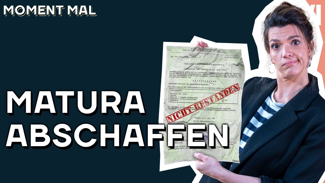 Warum wir die Matura abschaffen sollten. Moment Mal mit Barbara Blaha