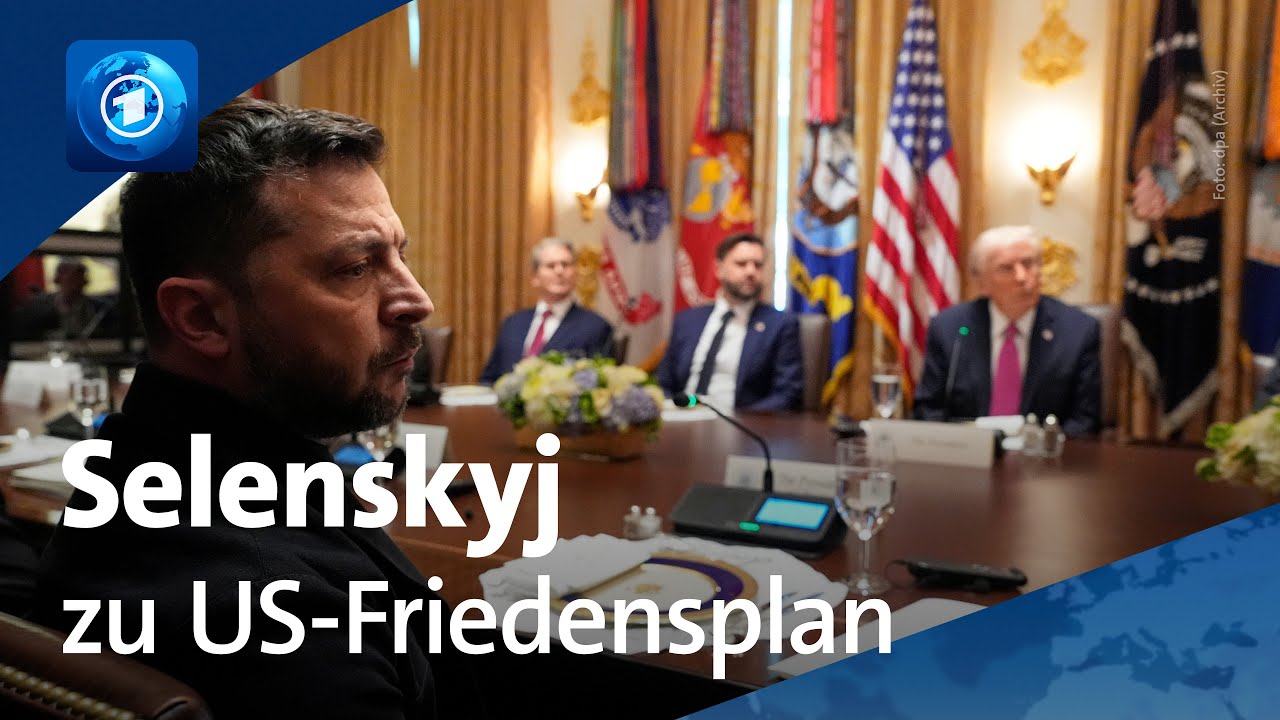 Selenskyj zu Gespr&auml;ch &uuml;ber US-Friedensplan bereit