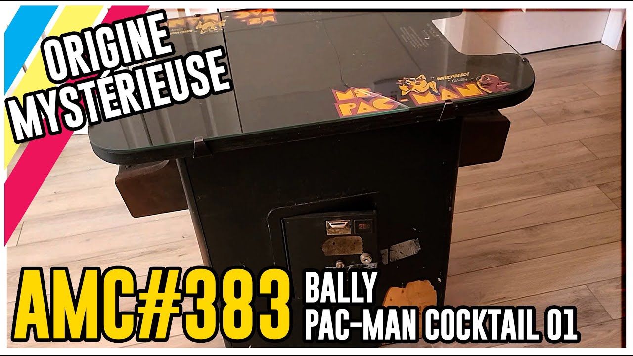 Restauration d'un borne d'arcade cocktail Pac-Man de Bally 01