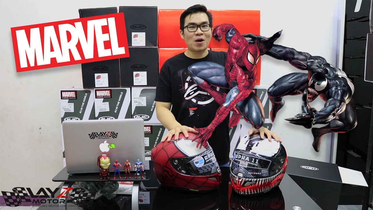 HJC Marvel RPHA11 SPIDERMAN & VENOM