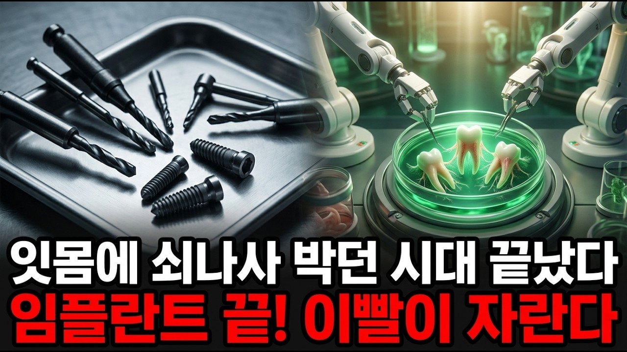 임플란트 시대 끝! 내 치아가 다시 자란다고요?! (충격적인 과학 기술)